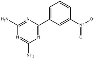 6-(3-Nitrophenyl)-1,3,5-triazine-2,4-diamine Struktur