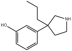 3-(3-Propyl-3-pyrrolidinyl)phenol Struktur