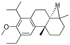 Phenanthrene, 6-ethyl-1,2,3,4,4a,9,10,10a-octahydro-7-methoxy-1,1,4a-trimethyl-8-(1-methylethyl)-, (4aS,10aS)- Struktur