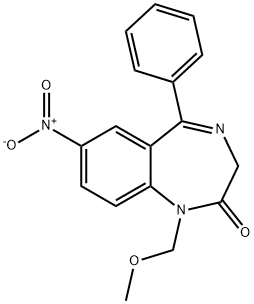 Motrazepam Struktur