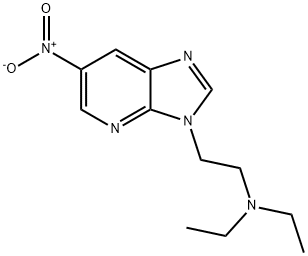 3-[2-(Diethylamino)ethyl]-6-nitro-3H-imidazo[4,5-b]pyridine Struktur