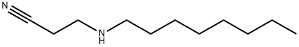 3-(OCTYLAMINO)PROPIONITRILE Struktur