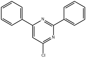 4-氯-2,6-二苯基嘧啶 結(jié)構(gòu)式