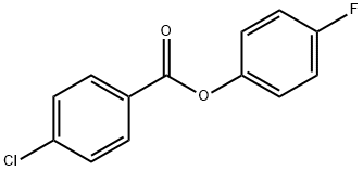 4-fluorophenyl 4-chlorobenzoate           Struktur