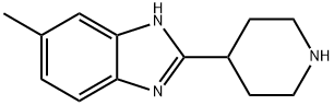 6-METHYL-2-(PIPERIDIN-4-YL)-1H-BENZO[D]IMIDAZOLE Struktur