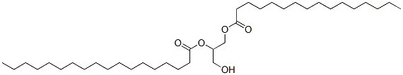 stearic acid, monoester with glycerol monopalmitate Struktur