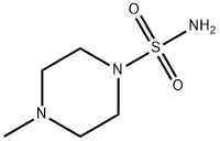 1-Piperazinesulfonamide,4-methyl-(8CI,9CI) Struktur