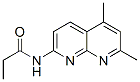 Propanamide, N-(5,7-dimethyl-1,8-naphthyridin-2-yl)- (9CI) Struktur