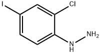 1-(2-chloro-4-iodophenyl)hydrazine Struktur