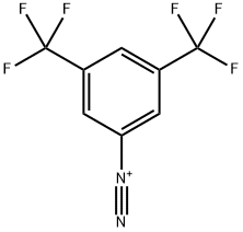 3,5-bis(trifluoromethyl)benzenediazonium Struktur