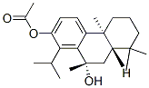 2,10-Phenanthrenediol, 4b,5,6,7,8,8a,9,10-octahydro-4b,8,8,10-tetramethyl-1-(1-methylethyl)-, 2-acetate, (4bS,8aS,10S)- Struktur