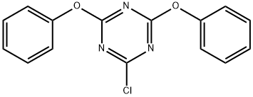 2,4-Diphenoxy-6-chloro-1,3,5-triazine Struktur