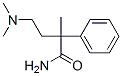 4-(Dimethylamino)-2-methyl-2-phenylbutyramide Struktur