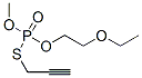 Phosphorothioic acid O-(2-ethoxyethyl)O-methyl S-(2-propynyl) ester Struktur