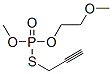 Phosphorothioic acid O-(2-methoxyethyl)O-methyl S-(2-propynyl) ester Struktur