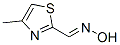2-Thiazolecarboxaldehyde,  4-methyl-,  oxime Struktur