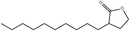 3-DECYLDIHYDRO-2(3H)-FURANONE Struktur