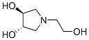 3,4-Pyrrolidinediol, 1-(2-hydroxyethyl)-, (3S,4S)- (9CI) Struktur