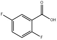 2,5-Difluorobenzoic acid Structure