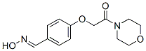 p-(Morpholinocarbonylmethoxy)benzaldehyde oxime Struktur