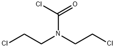 N,N-二(2-氯乙基)氨基甲酰氯, 2998-56-3, 結(jié)構(gòu)式