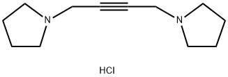 1,1'-but-2-ynylenedipyrrolidinium dichloride  Struktur