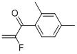 2-Propen-1-one, 1-(2,4-dimethylphenyl)-2-fluoro- (9CI) Struktur