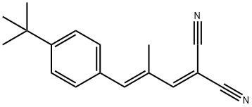 T-2-(3-(4-T-BU.-PHENYL)-2-ME-2-PROPENYL& Struktur