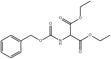 DIETHYL 2-(BENZYLOXYCARBONYLAMINO)MALONATE Struktur