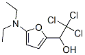 2-Furanmethanol,  5-(diethylamino)--alpha--(trichloromethyl)- Struktur