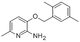 3-[(2,5-DIMETHYLBENZYL)OXY]-6-METHYLPYRIDIN-2-AMINE Struktur