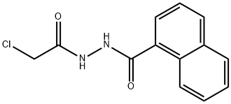 N'-(2-CHLOROACETYL)-1-NAPHTHOHYDRAZIDE Struktur