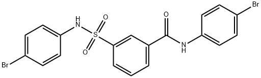 N-(4-BROMOPHENYL)-3-{[(4-BROMOPHENYL)AMI Struktur