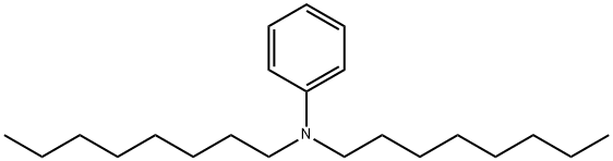 N,N-DI-N-OCTYLANILINE Struktur