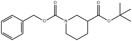 N-CBZ-3-PIPERIDINECARBOXYLIC ACID T-BUTYL ESTER Struktur