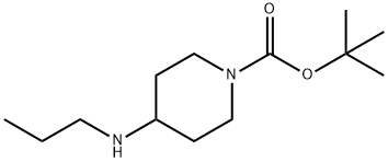 1-Boc-4-Propylaminopiperidine Struktur