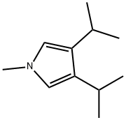 Pyrrole, 3,4-diisopropyl-1-methyl- (8CI) Struktur