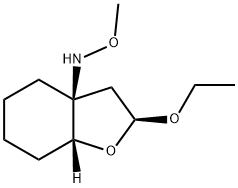 3a(4H)-Benzofuranamine,2-ethoxyhexahydro-N-methoxy-,(2S,3aS,7aR)-(9CI) Struktur