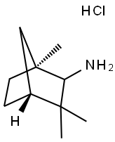 2-AMINO-EXO-1,3,3-TRIMETHYLBICYCLO[2.2.1]HEPTANE HYDROCHLORIDE Struktur