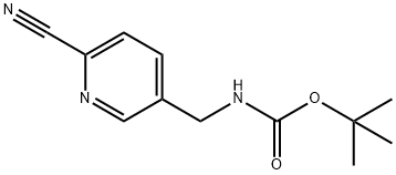 tert-butyl N-[(6-cyanopyridin-3-
yl)Methyl]carbaMate Struktur