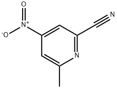 6-甲基-4-硝基-2-氰基吡啶 結(jié)構(gòu)式