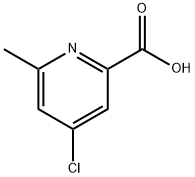 4-Chloro-6-methylpyridine-2-carboxylic acid Struktur