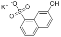 2-NAPHTHOL-8-SULFONIC ACID POTASSIUM SALT Struktur