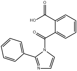 2-(2-PHENYL-IMIDAZOLE-1-CARBONYL)-BENZOIC ACID Struktur