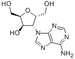 3-(6-AMINO-9H-PURIN-9-YL)-2,5-ANHYDRO-3-DEOXY-D-IDITOL Struktur