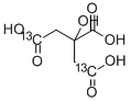 CITRIC ACID-1,5-13C2 Struktur