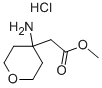 4-AMINO-TETRAHYDROPYRAN-4-ACETIC ACID METHYL ESTER HCL
 Struktur