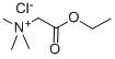 BETAINE ETHYL ESTER CHLORIDE Struktur