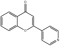 2-pyridin-4-ylchromen-4-one Struktur