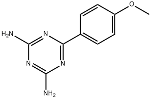 2 4-DIAMINO-6-(4-METHOXYPHENYL)-1 3 5- Struktur